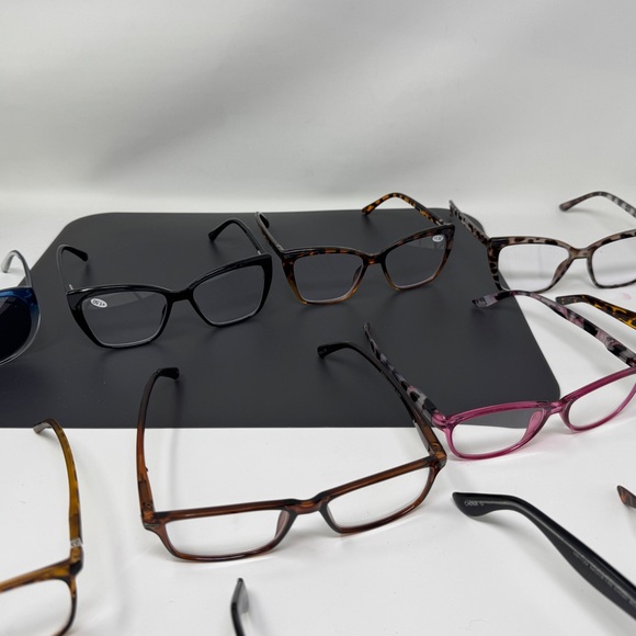 Reading glasses lot of 10 pcs with +1.50 magnification - Picture 3 of 14